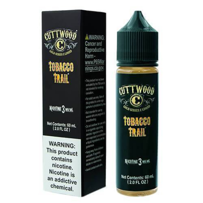 CUTTWOOD E-LIQUIDS - TOBACCO TRAIL - 60ML