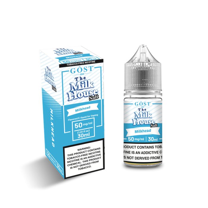 THE MILK HOUSE SALT BY GOST VAPOR - MILKHEAD SALT - 30ML