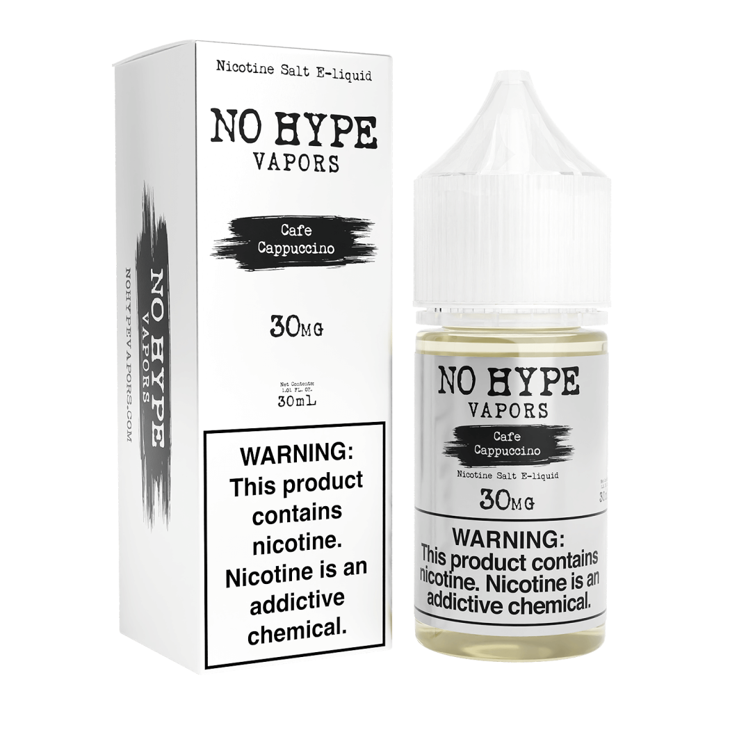 NO HYPE VAPORS SALT - CAFE CAPPUCCINO - 30ML