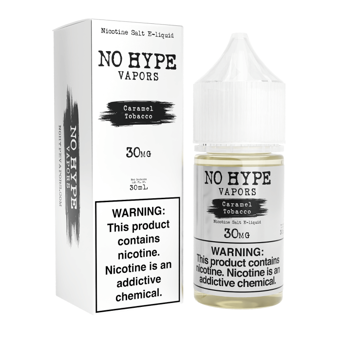 NO HYPE VAPORS SALT - CARAMEL TOBACCO - 30ML
