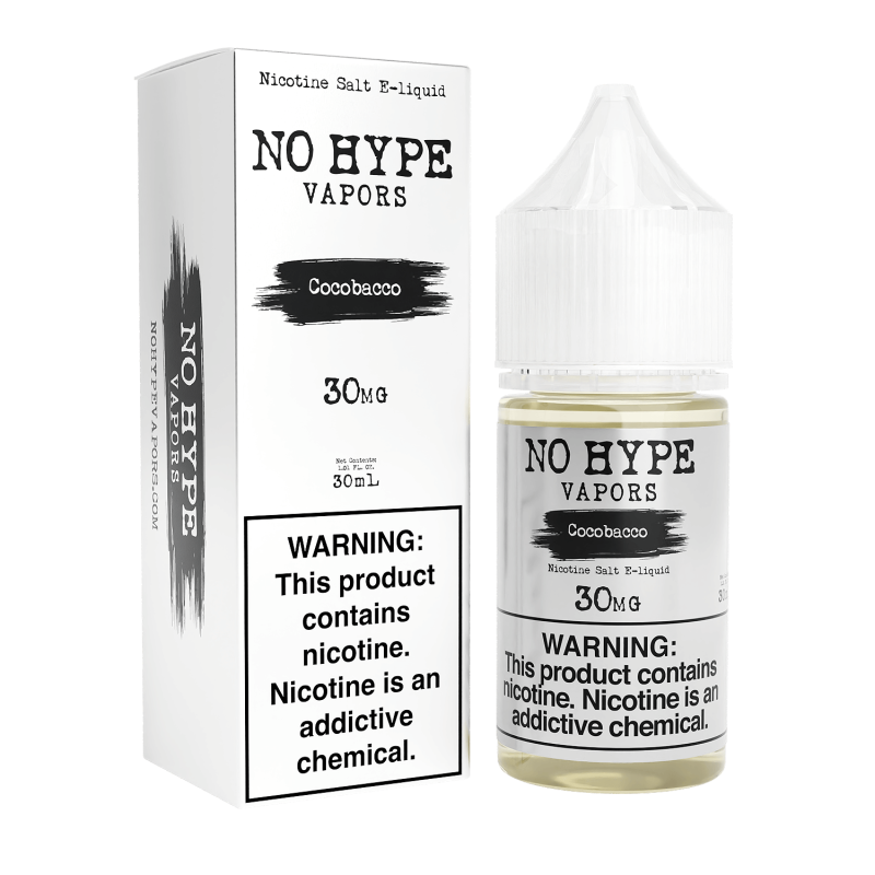 NO HYPE VAPORS SALT - COCOBACCO - 30ML NO HYPE VAPORS SALT - COCOBACCO - 30ML