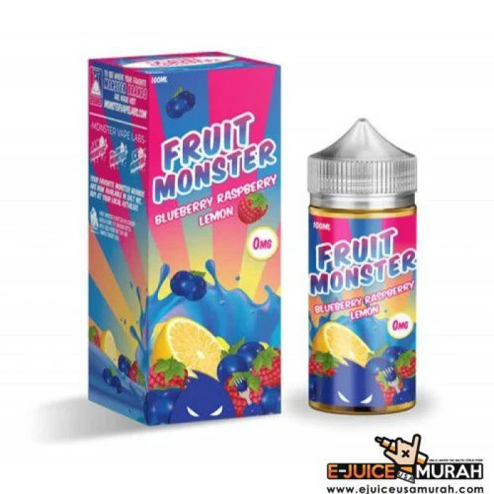 FRUIT MONSTER BY JAM MONSTER EJUICE - BLUEBERRY RASPBERRY LEMONADE - 100ML
