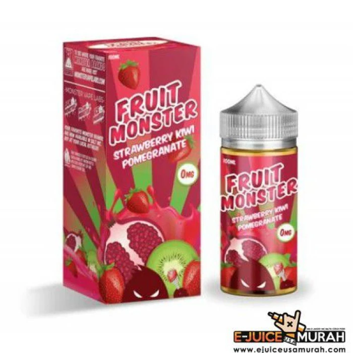 FRUIT MONSTER BY JAM MONSTER EJUICE - STRAWBERRY KIWI POMEGRANATE - 100ML