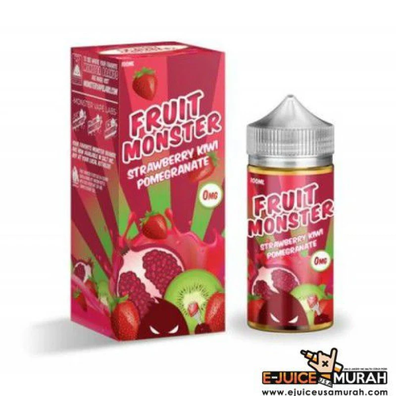 FRUIT MONSTER BY JAM MONSTER EJUICE - STRAWBERRY KIWI POMEGRANATE - 100ML