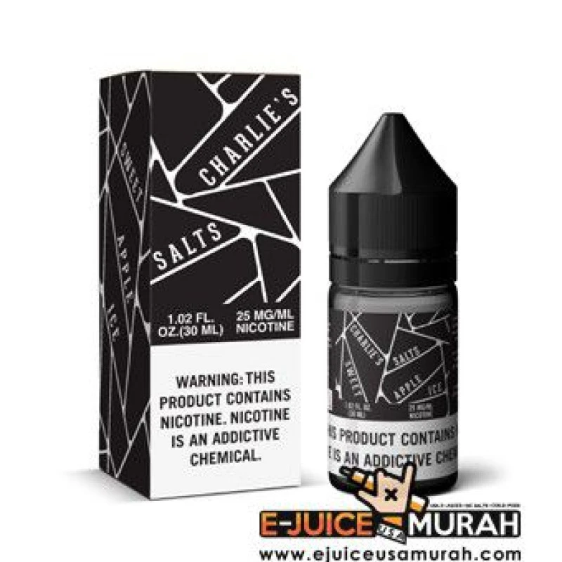CHARLIE'S CHALK DUST SALTS - BLACK - 30ML