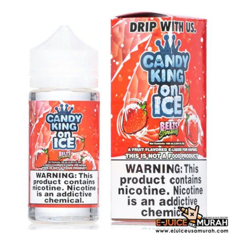CANDY KING ON ICE - BELTS STRAWBERRY - 100ML CANDY KING ON ICE - BELTS STRAWBERRY - 100ML