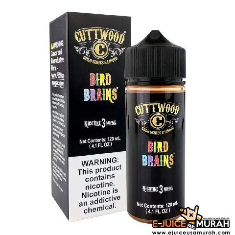 CUTTWOOD E-LIQUIDS - BIRD BRAINS - 120ML