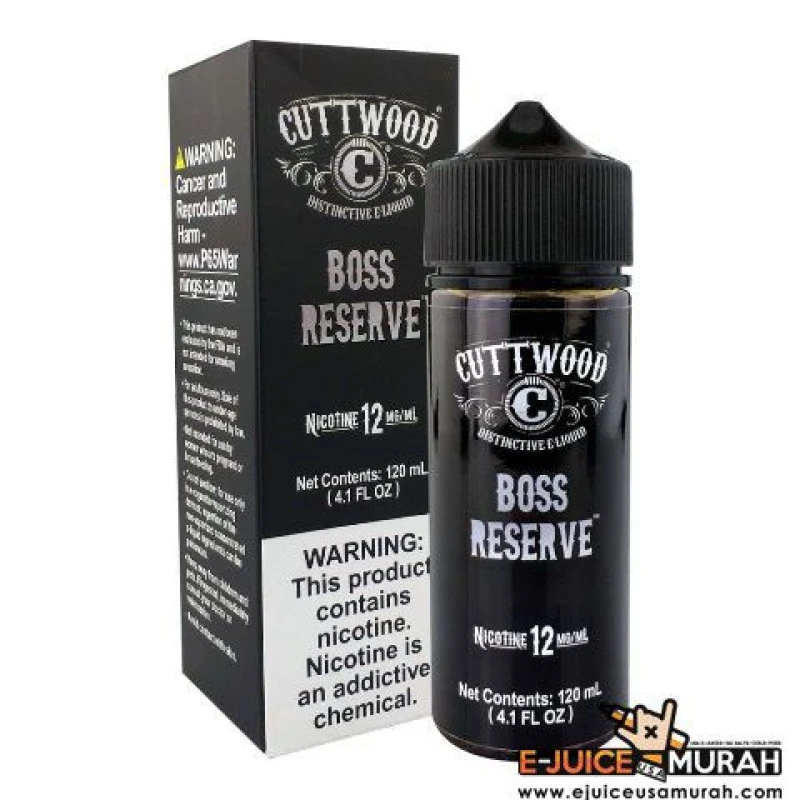 CUTTWOOD E-LIQUIDS - BOSS RESERVE - 120ML