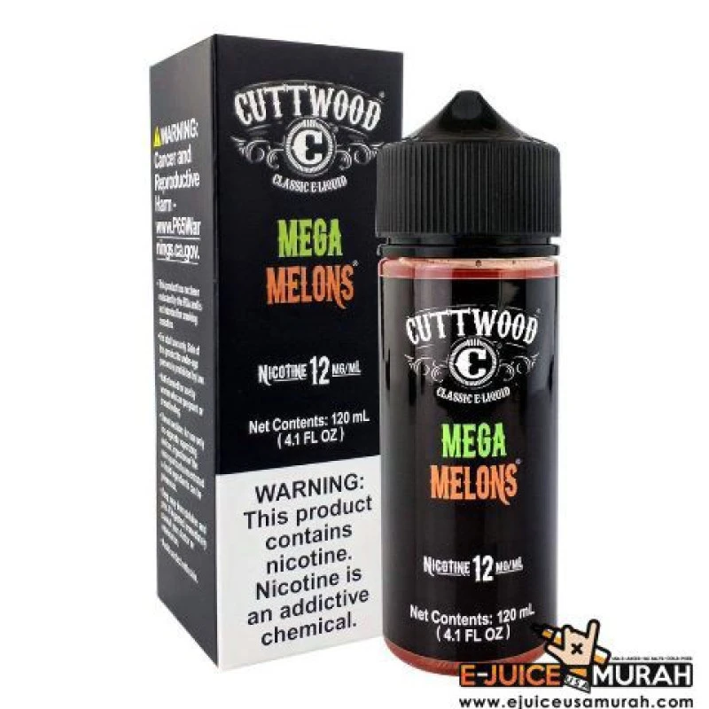 CUTTWOOD E-LIQUIDS - MEGA MELONS - 120ML