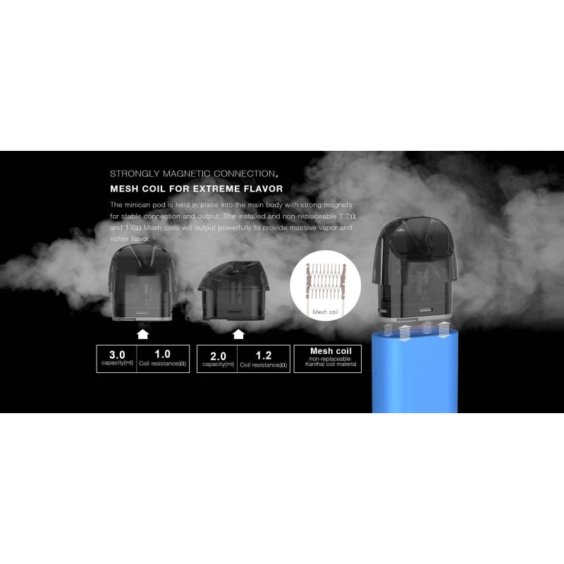 ASPIRE MINICAN / MINICAN PLUS / MINICAN+ REPLACEMENT CARTRIDGE / OCC / COILS PACK x 2PCS