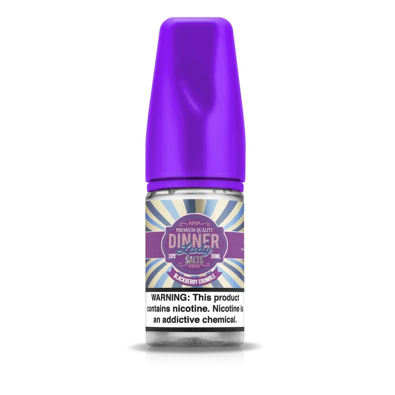 DINNER LADY SALTS DESSERTS - BLACKBERRY CRUMBLE NIC SALT - 30ML