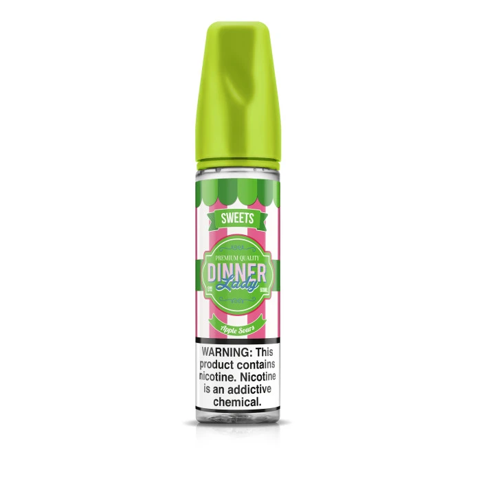 DINNER LADY SWEETS  - APPLE SOURS - 60ML
