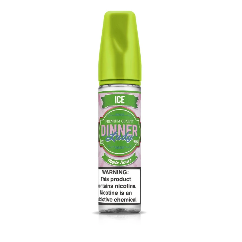 DINNER LADY SWEETS - APPLE SOURS ICE - 60ML DINNER LADY SWEETS - APPLE SOURS ICE - 60ML