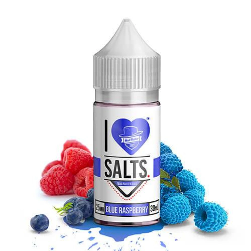 I LOVE SALTS BY MAD HATTER - BLUE RASPBERRY - 30ML