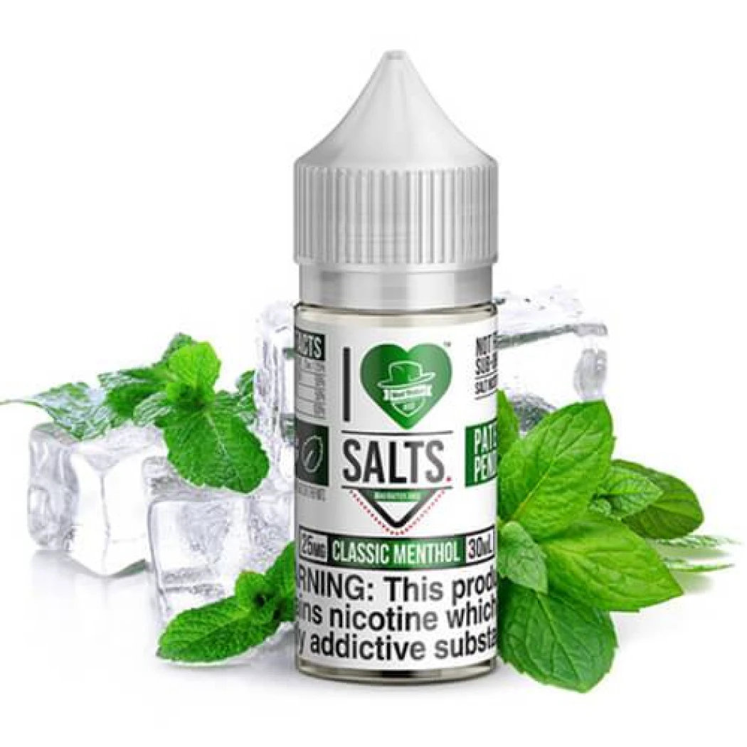 I LOVE SALTS BY MAD HATTER - CLASSIC MENTHOL - 30ML
