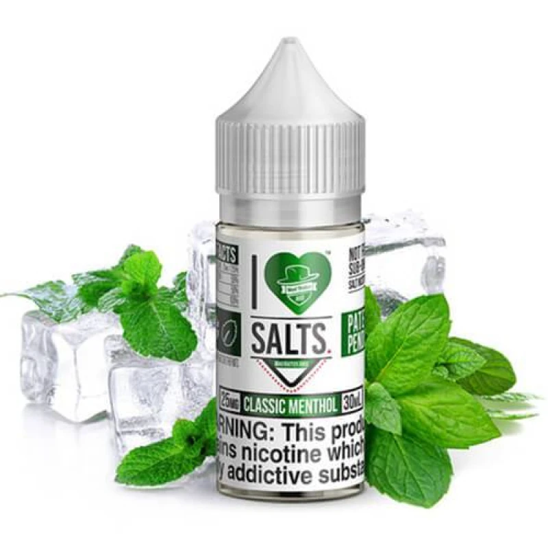 I LOVE SALTS BY MAD HATTER - CLASSIC MENTHOL - 30ML