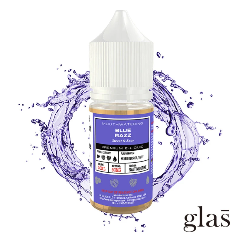 GLAS BASIX BSX NIC SALTS - BLUE RAZZ - 30ML