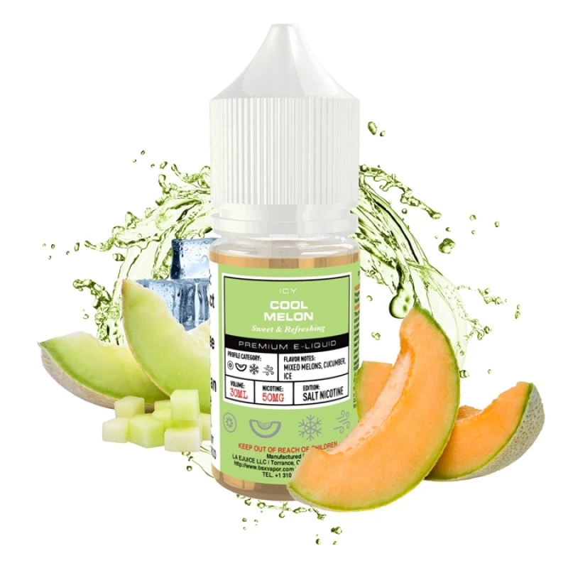 GLAS BASIX BSX NIC SALTS - COOL MELON - 30ML GLAS BASIX BSX NIC SALTS - COOL MELON - 30ML
