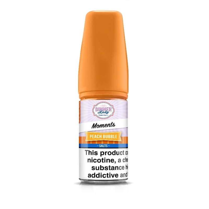 DINNER LADY MOMENTS SALT - PEACH BUBBLE - 30ML