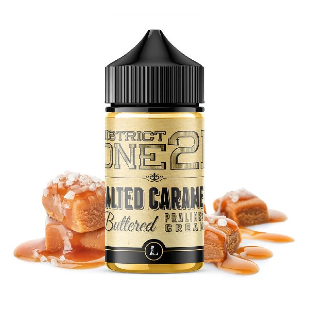 DISTRICT ONE21 BY FIVE PAWNS - SALTED CARAMEL - 60ML