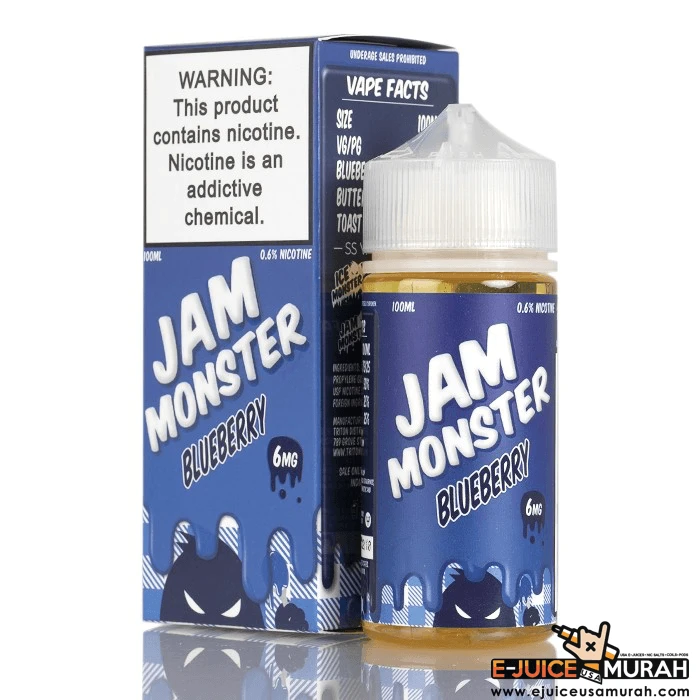 JAM MONSTER EJUICE - BLUEBERRY - 100ML