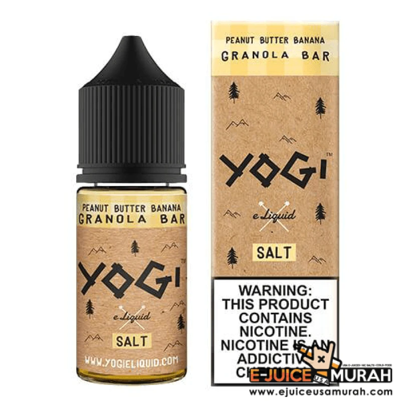 YOGI ELIQUID SALTS - PEANUT BUTTER BANANA YOGI SALT - 30ML
