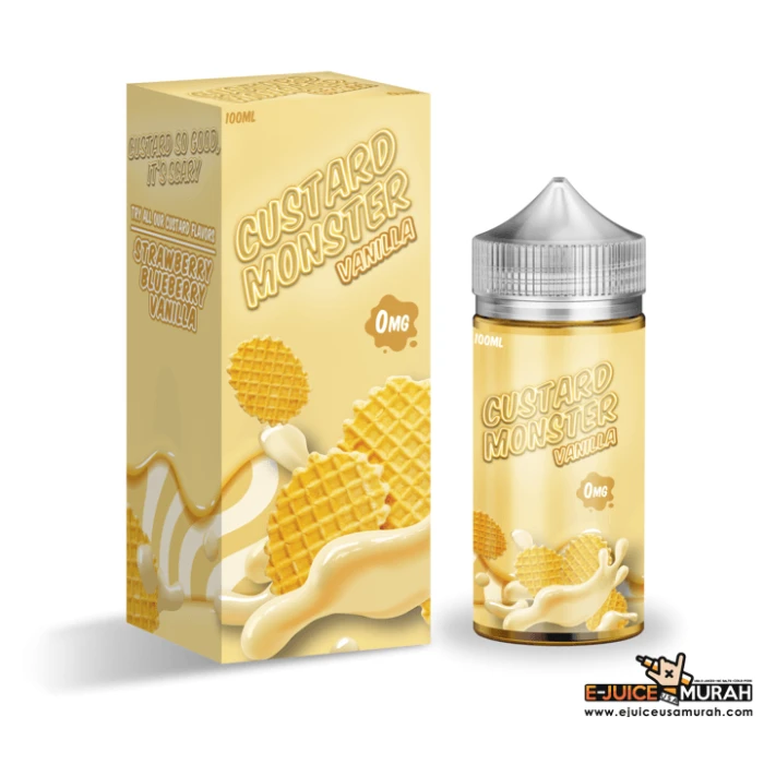 CUSTARD MONSTER BY JAM MONSTER - VANILLA CUSTARD - 100ML