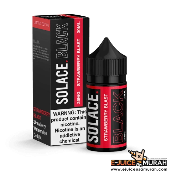 SOLACE BLACK SALTS - STRAWBERRY BLAST - 30ML