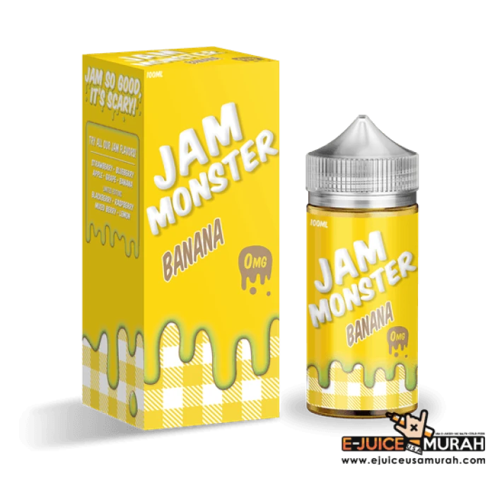 JAM MONSTER EJUICE - BANANA - 100ML