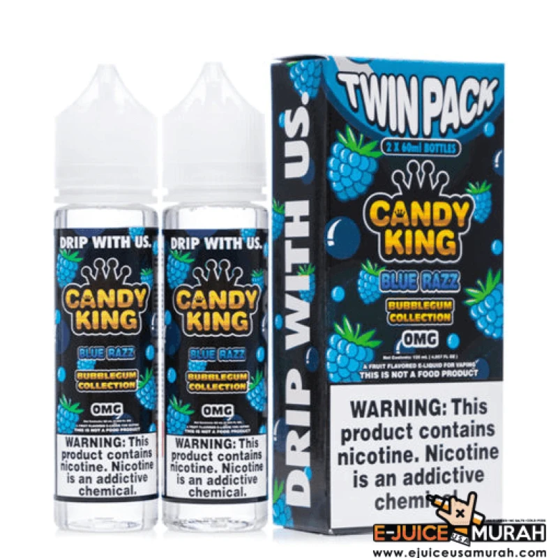 BUBBLEGUM COLLECTION BY CANDY KING - BLUE RAZZ - 60ML