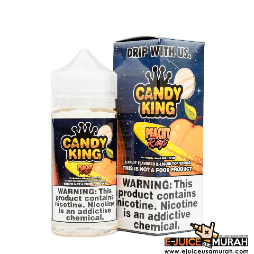 CANDY KING - PEACHY RINGS - 100ML