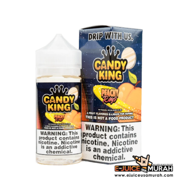 CANDY KING - PEACHY RINGS - 100ML