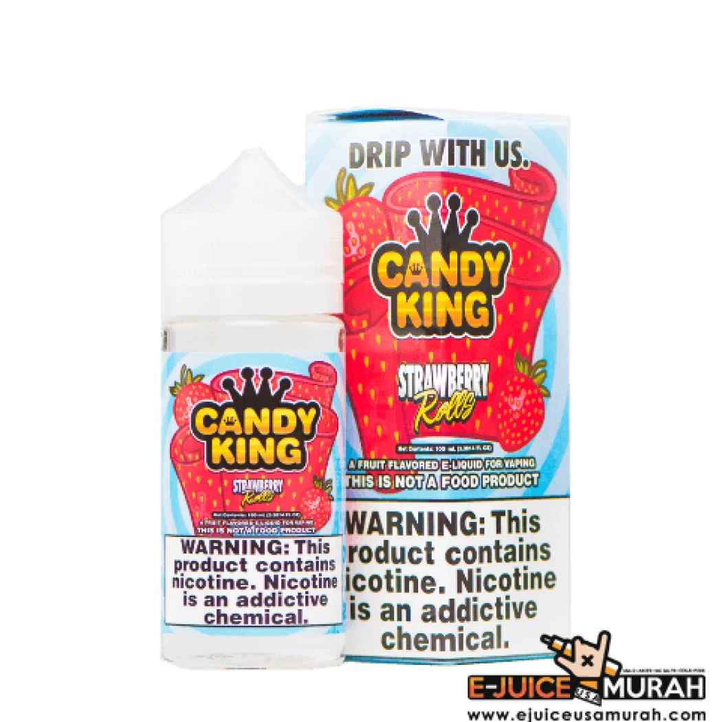 CANDY KING - STRAWBERRY ROLLS - 100ML
