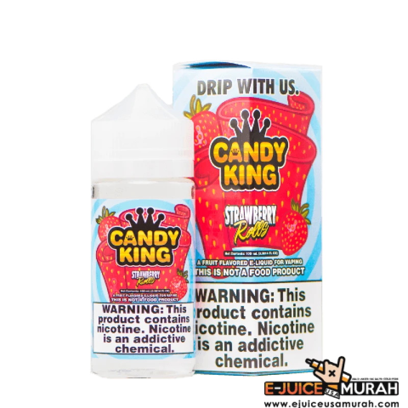 CANDY KING - STRAWBERRY ROLLS - 100ML