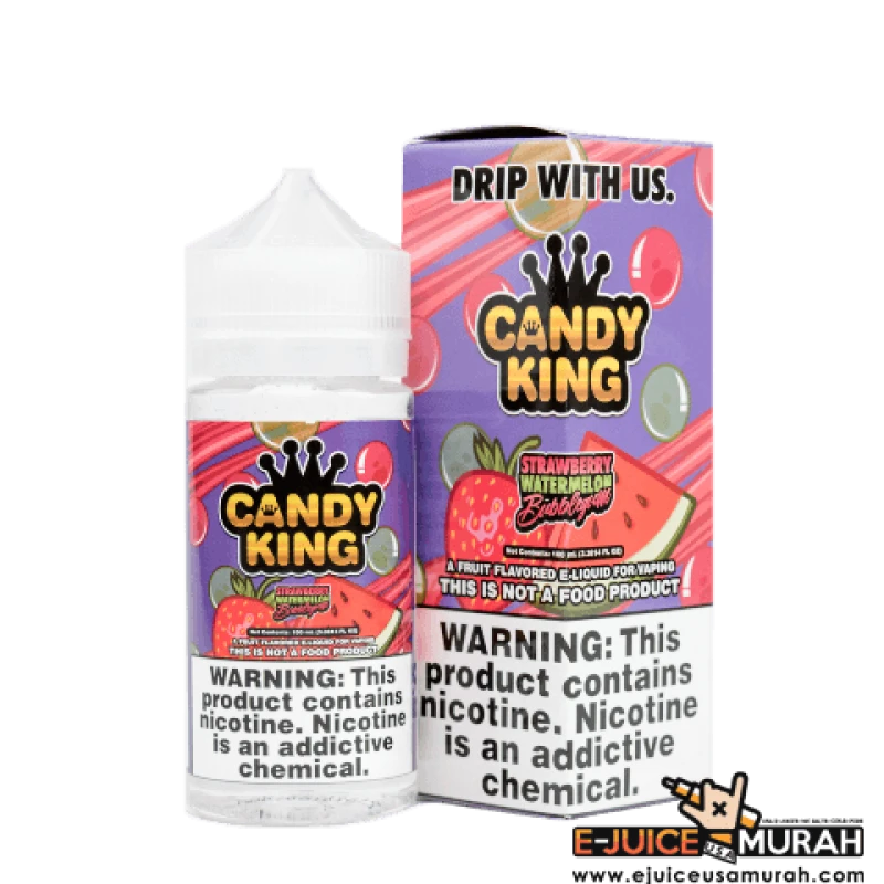 CANDY KING - STRAWBERRY WATERMELON BUBBLEGUM - 100ML