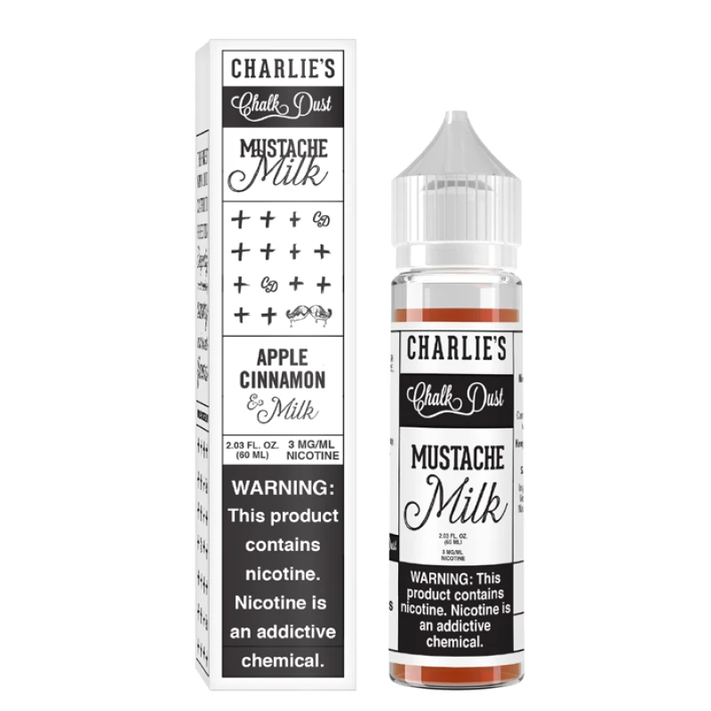 CHARLIE'S CHALK DUST - MUSTACHE MILK - 60ML CHARLIE'S CHALK DUST - MUSTACHE MILK - 60ML