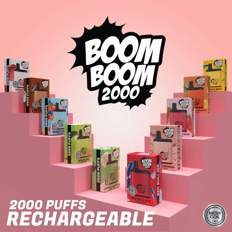 Boom Boom Disposable 2000 Puffs Pod Boom Boom Disposable 2000 Puffs Pod