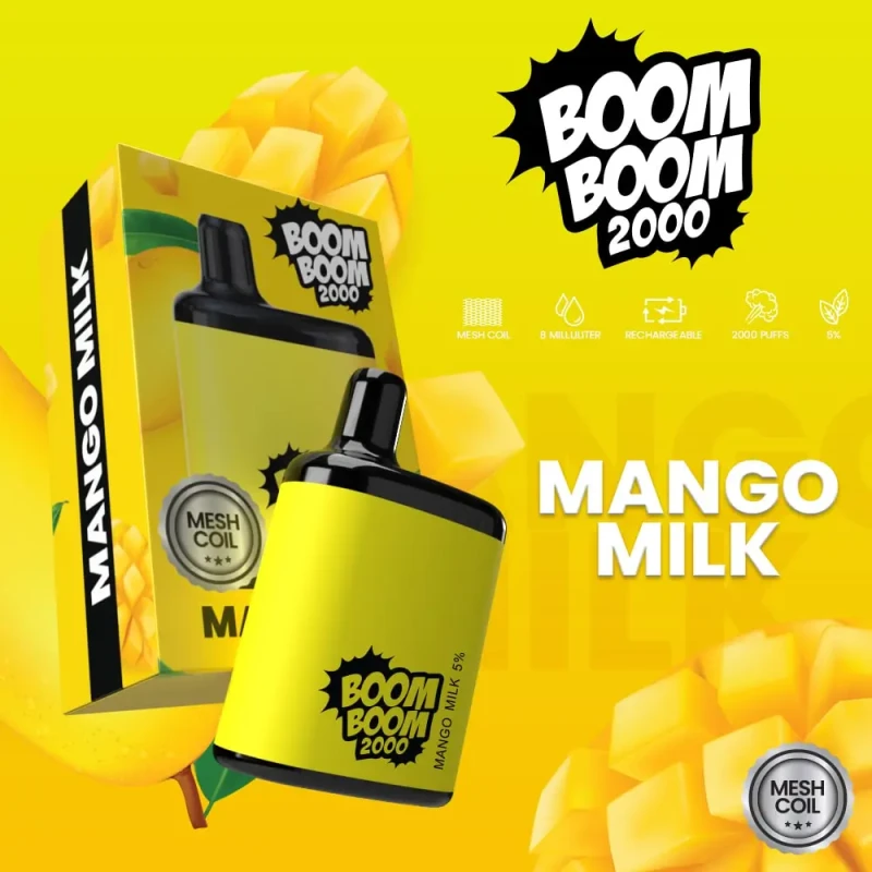 Boom Boom Disposable 2000 Puffs Pod