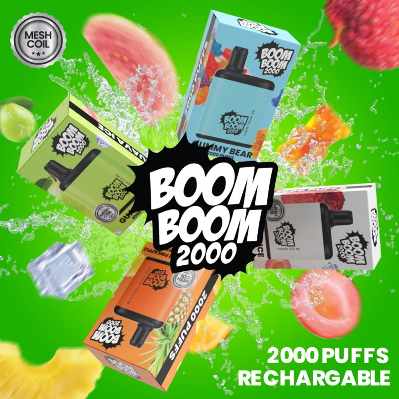 Boom Boom Disposable 2000 Puffs Pod