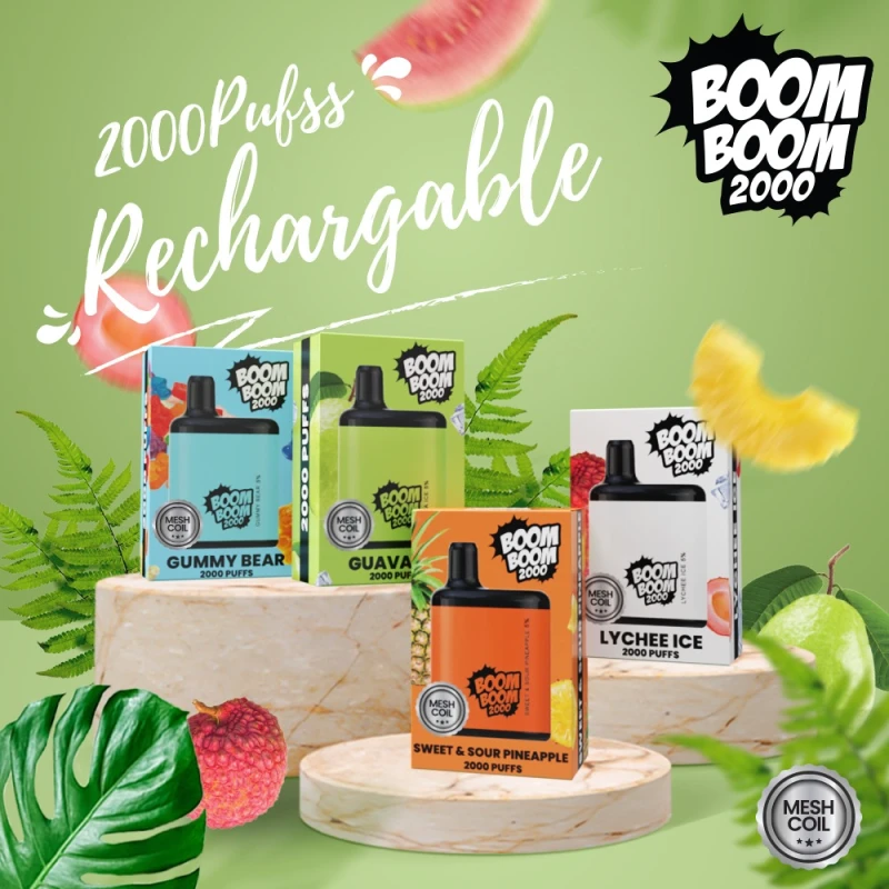 Boom Boom Disposable 2000 Puffs Pod