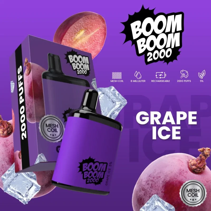 Boom Boom Disposable 2000 Puffs Pod