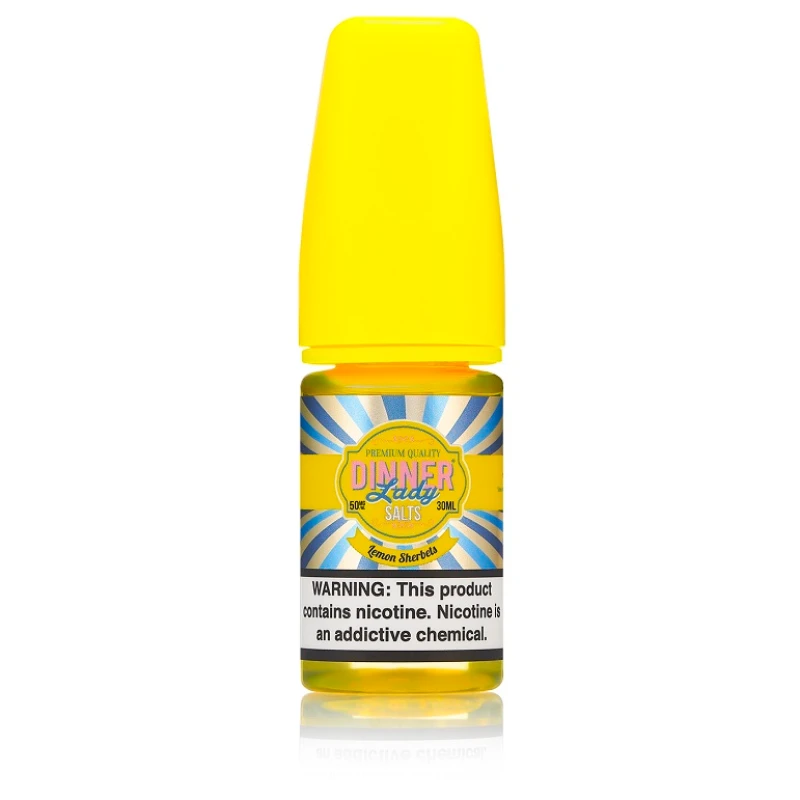 Dinner Lady Salts Sweets - Lemon Sherbet Nic Salt - 30ml Dinner Lady Salts Sweets - Lemon Sherbet Nic Salt - 30ml