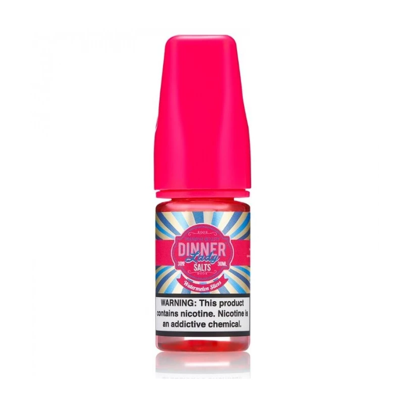 DINNER LADY SALTS SWEETS - WATERMELON SLICES NIC SALT - 30ML DINNER LADY SALTS SWEETS - WATERMELON SLICES NIC SALT - 30ML