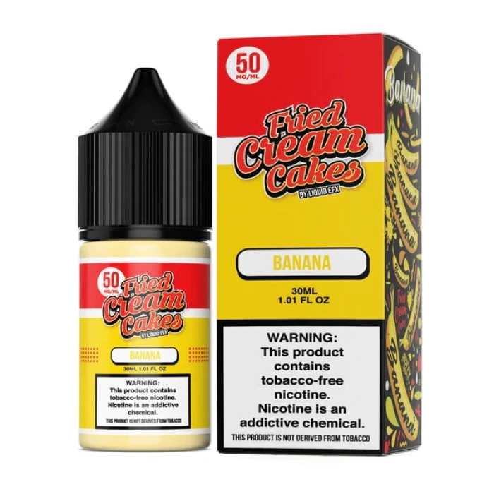 LIQUID EFX FRIED CREAM CAKES SALT - BANANA - 30ML LIQUID EFX FRIED CREAM CAKES SALT - BANANA - 30ML