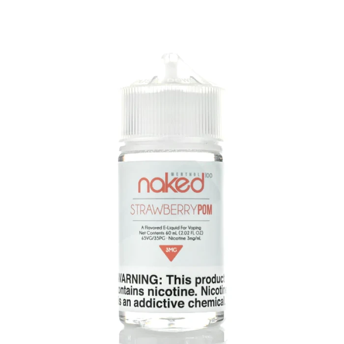 NAKED NKD 100 MENTHOL - STRAWBERRY POM - 60ML
