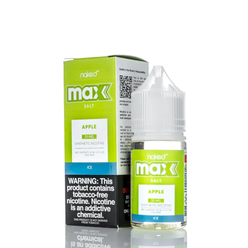 Naked NKD 100 TFN MAX Salt - Apple Ice - 30ml Naked NKD 100 TFN MAX Salt - Apple Ice - 30ml