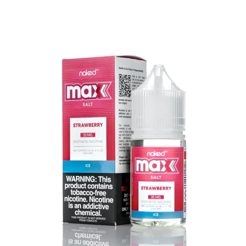 NAKED NKD 100 TFN MAX SALT - STRAWBERRY ICE - 30ML