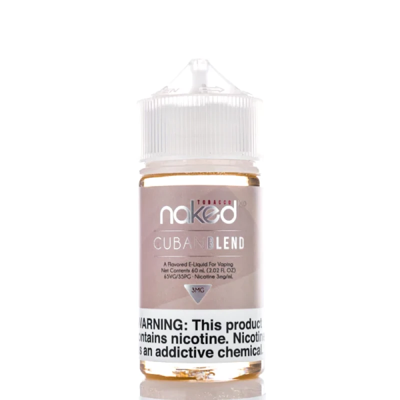 Naked NKD 100 Tobacco - Cuban Blend - 60ml Naked NKD 100 Tobacco - Cuban Blend - 60ml