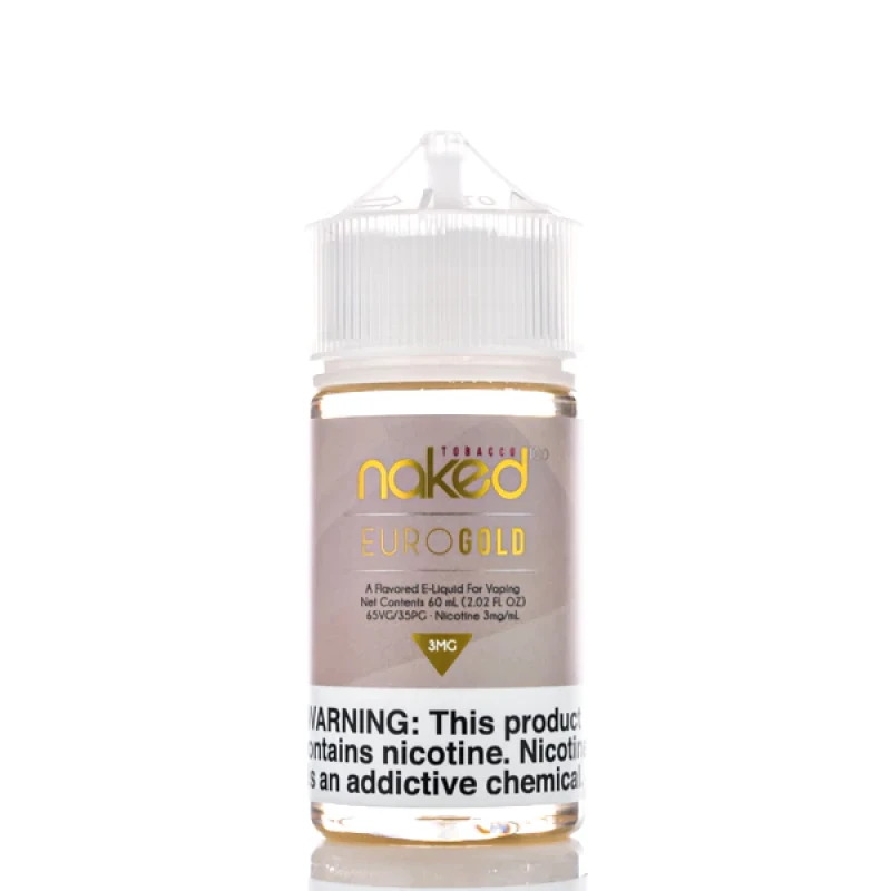 Naked NKD 100 Tobacco - Euro Gold - 60ml Naked NKD 100 Tobacco - Euro Gold - 60ml
