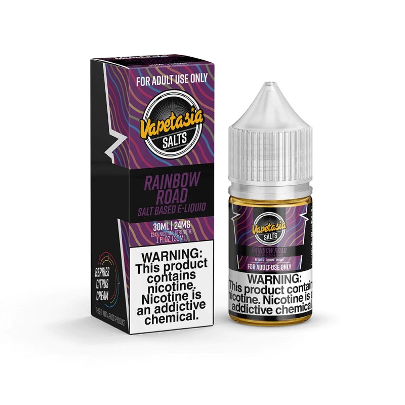 VAPETASIA EJUICE SALTS - RAINBOW ROAD - 30ML